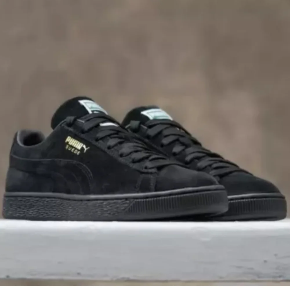 Men PUMA Suede Classic XXL Men's running training shoes black/gold